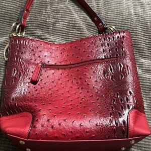 Red purse with matching wallet